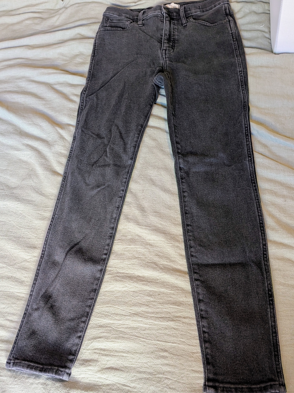Madewell Women's Skinny Jeans in Washed Black